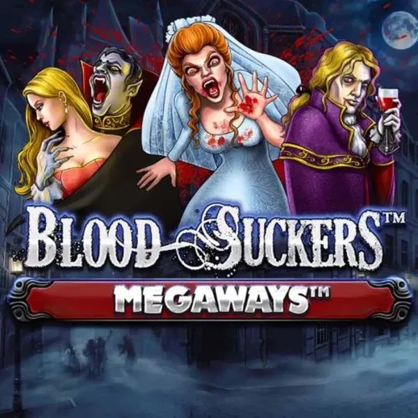 Blood Suckers Megaways online game logo by Red Tiger Gaming on 500-casinos.org