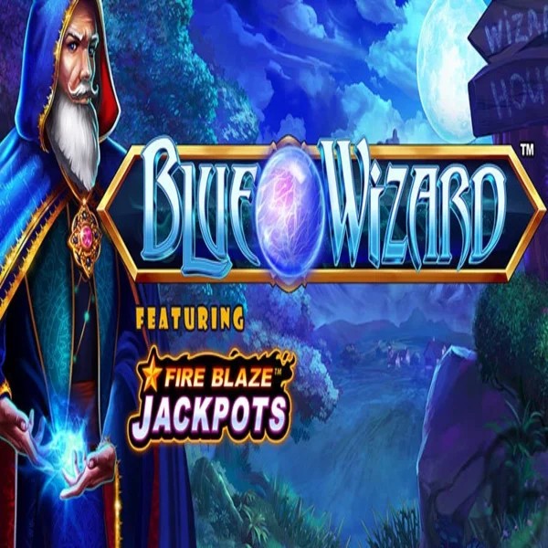 Blue Wizard Fire Blaze Jackpots online slot from Rarestone Gaming – play at 500-casinos.org
