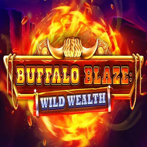 Buffalo Blaze Wild Wealth online game logo by OctoPlay on 500-casinos.org