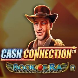 Cash Connection Book Of Ra by Novomatic, showcased at 500-casinos.org – game logo