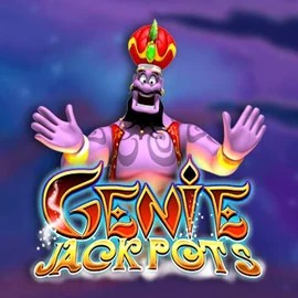 Genie Jackpots by Blueprint Gaming, showcased at 500-casinos.org – game logo
