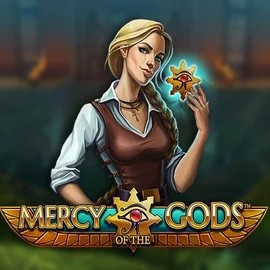 Mercy Of The Gods slot logo by NetEnt at 500 Casino