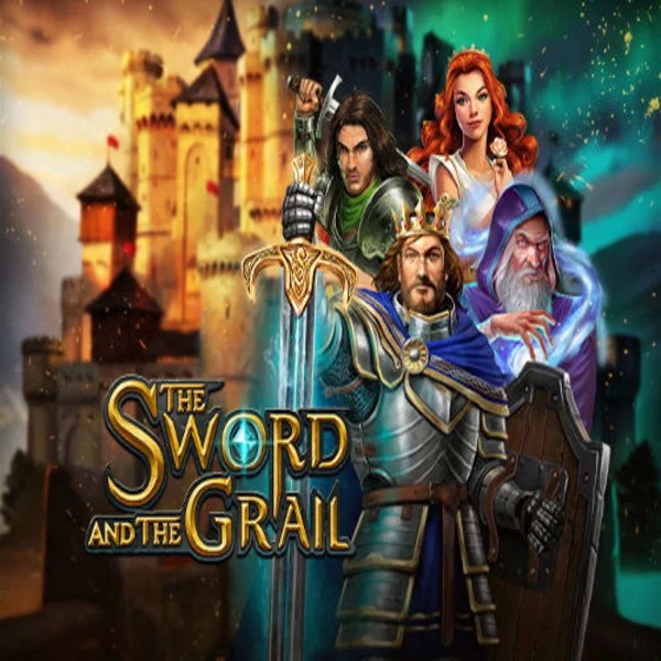 The Sword and the Grail logo by Play'n GO 500 Casino